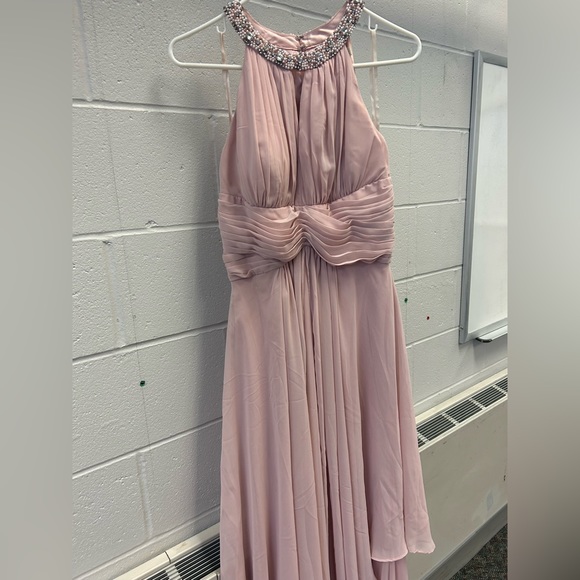 Eliza J, blush pink prom dress, size 8 - Picture 2 of 7